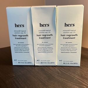 Hers hair growth treatment, new in box, never opened